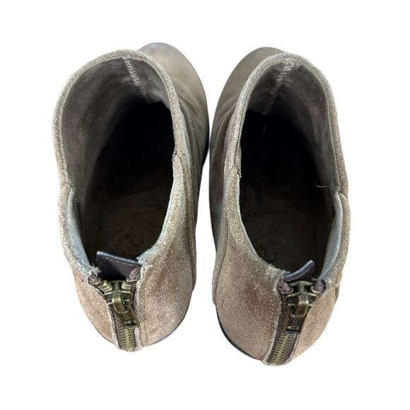 Boc Born Concept Slouchy Leather Suede Block Chunky Heel Ankle Boots Booties 8.5 - Picture 10 of 16